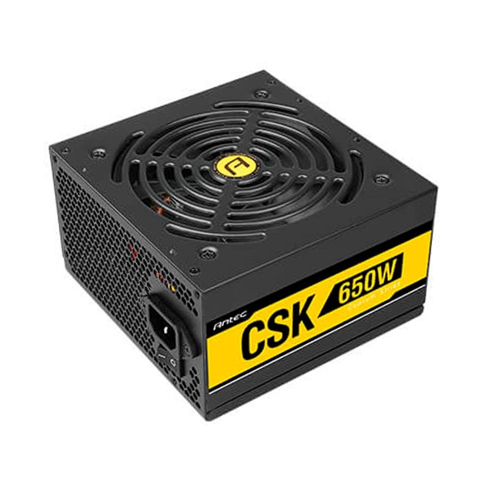 Fonte Antec Csk650, 650W, 80 Plus Bronze, Preto - CSK650