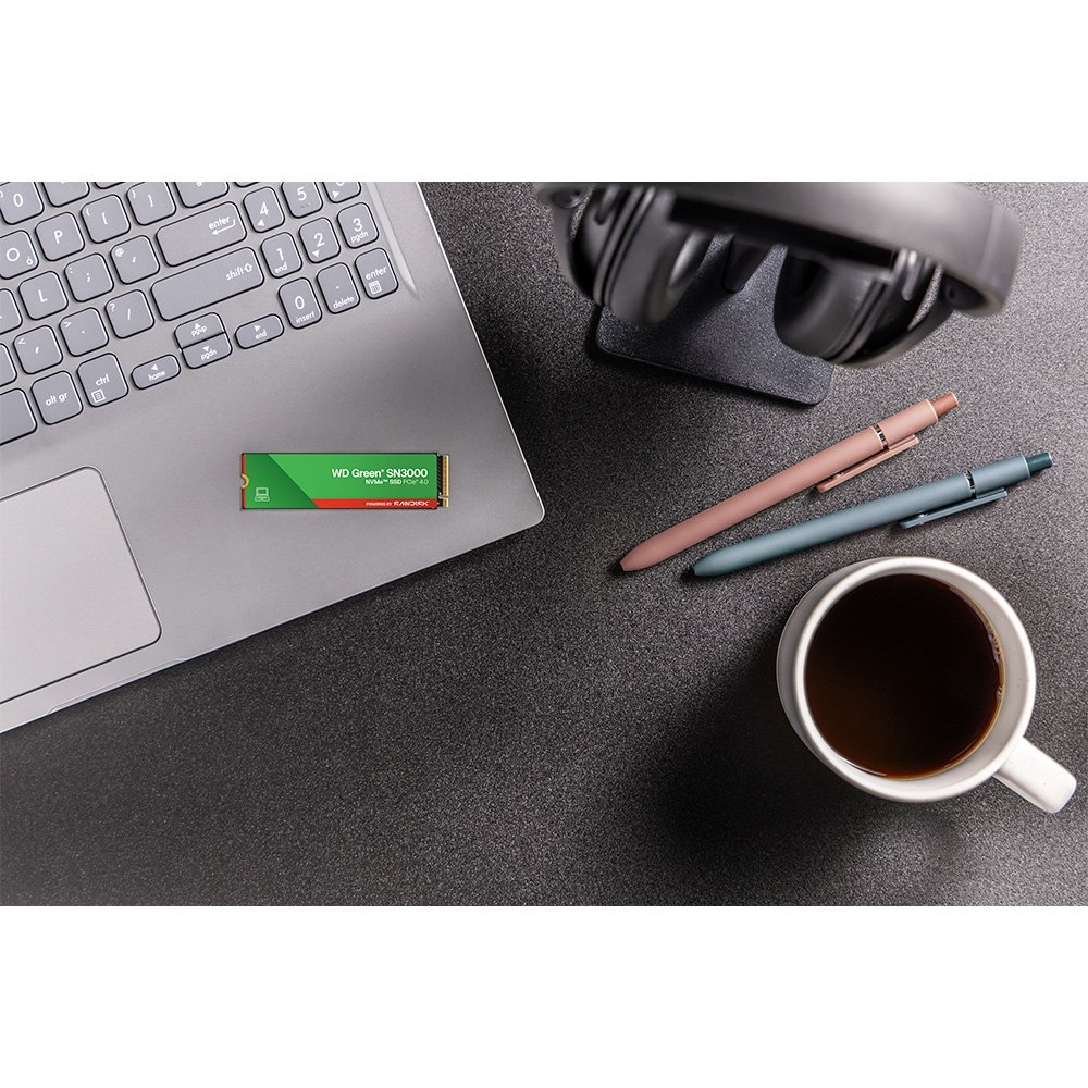 SSD Sandisk SN3000, 500 GB, M.2 2280, PCIe, NVMe, Leitura 5000 MB/s, Gravação 4100 MB/s - WDS500G4G0E