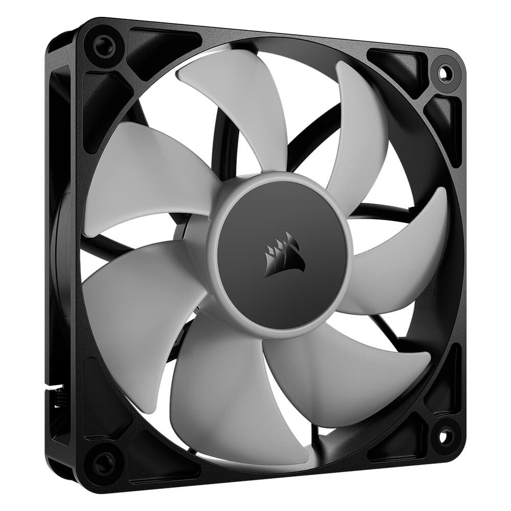 Ventoinha Corsair RS120 ARGB, 120mm, PWM, Preto - CO-9050180-WW Ventoinha Corsair RS120 ARGB, 120mm, PWM, Preto - CO-9050180-WW