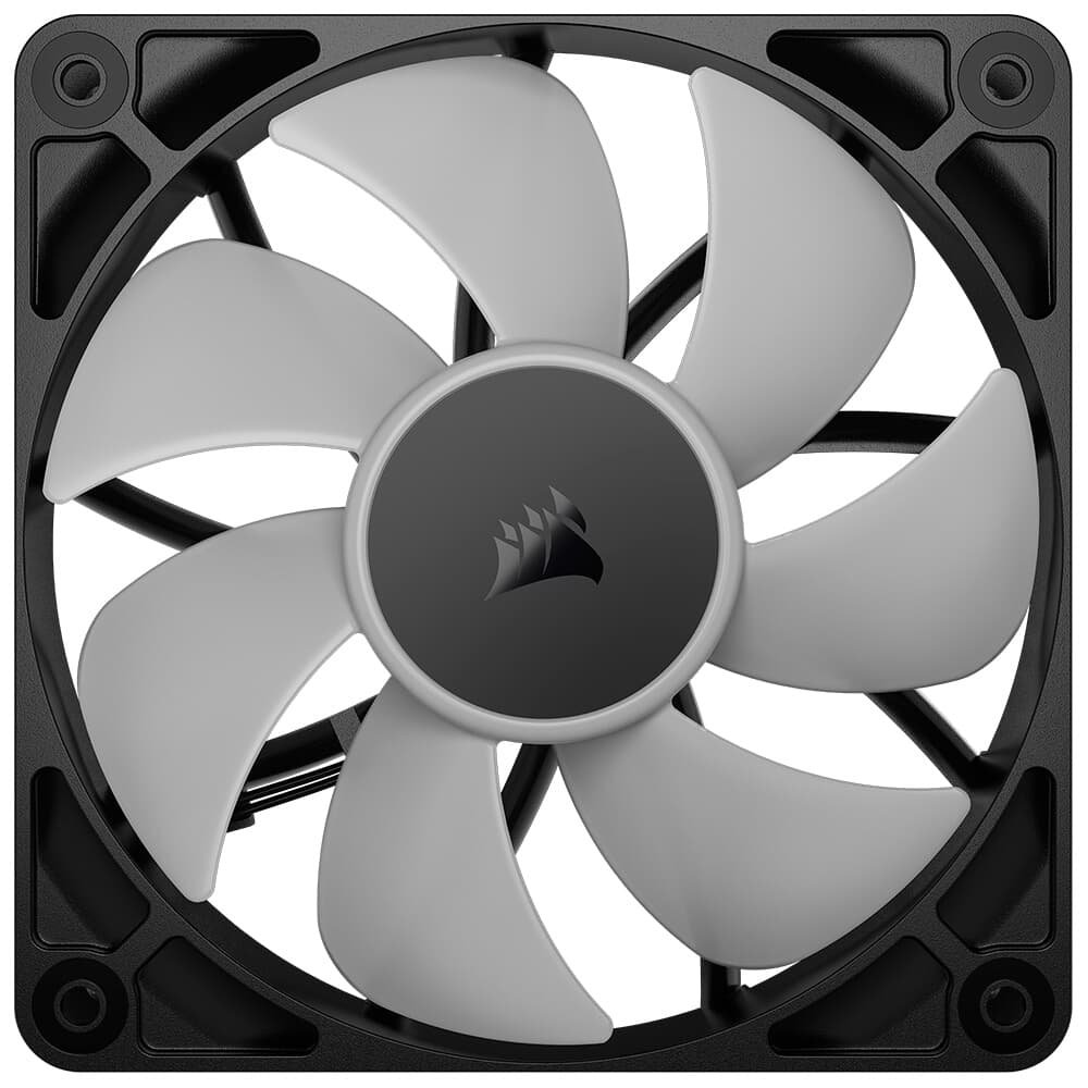 Ventoinha Corsair RS120 ARGB, 120mm, PWM, Preto - CO-9050180-WW Ventoinha Corsair RS120 ARGB, 120mm, PWM, Preto - CO-9050180-WW