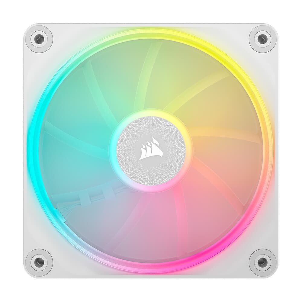 Kit com 3 Ventoinhas Corsair LX RGB Series, iCUE LINK LX120, 120mm, Branco - CO-9051030-WW Kit com 3 Ventoinhas Corsair LX RGB Series, iCUE LINK LX120, 120mm, Branco - CO-9051030-WW