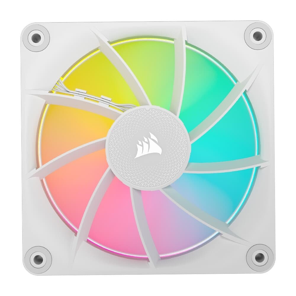 Kit com 3 Ventoinhas Corsair LX RGB Series, iCUE LINK LX120, 120mm, Branco - CO-9051030-WW Kit com 3 Ventoinhas Corsair LX RGB Series, iCUE LINK LX120, 120mm, Branco - CO-9051030-WW