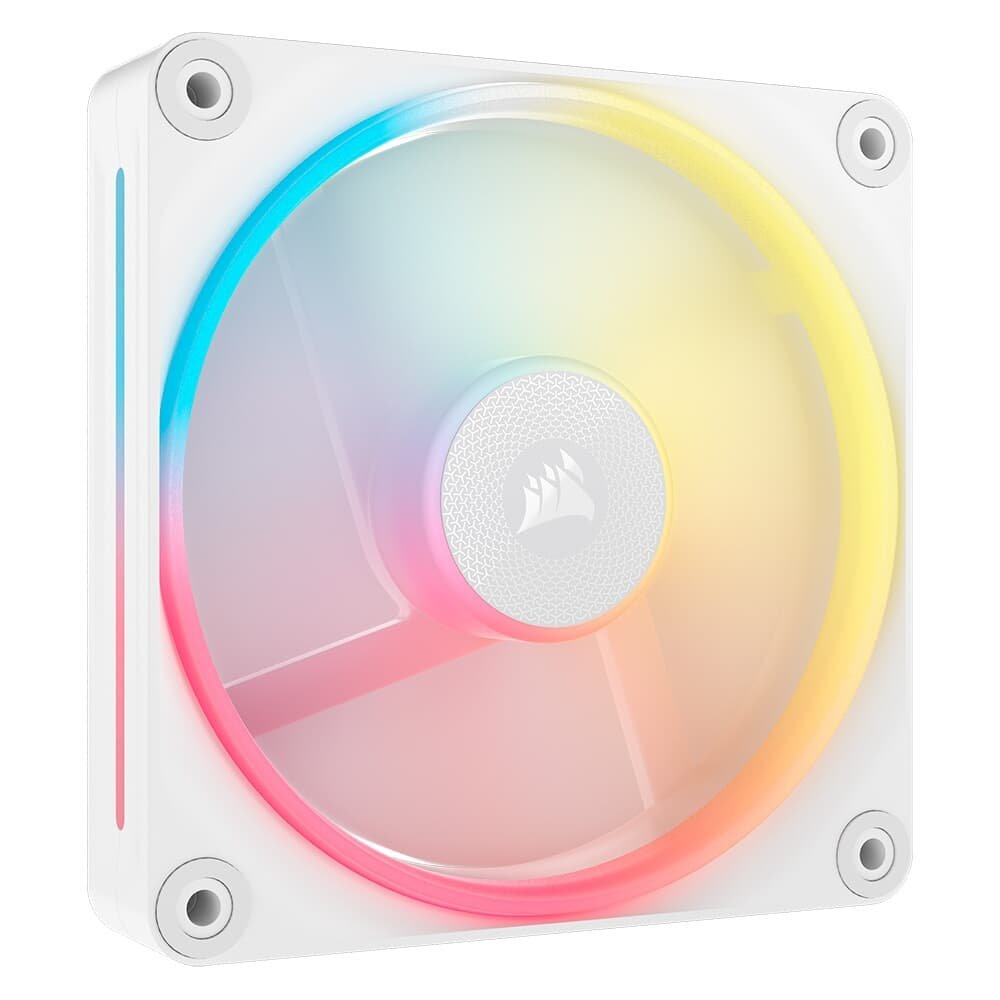 Kit com 3 Ventoinhas Corsair LX-R RGB Series, iCUE LINK LX120-R RGB, 120mm, Branco - CO-9051054-WW