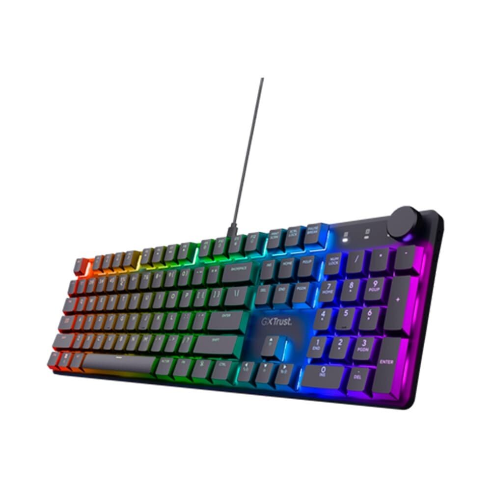 あい Teclado Gaming Trust GXT 866 Torix | KaBuM!