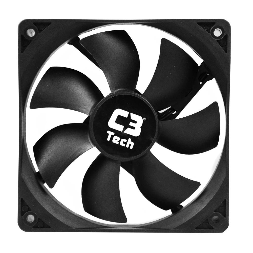 Cooler  120 x 120mm Storm Preto, C3TECH F7-100BK