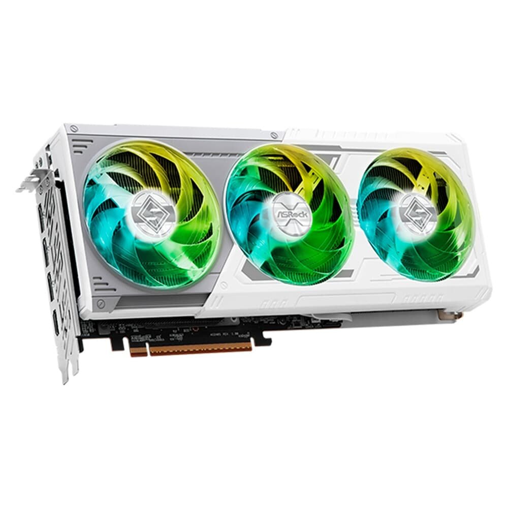 グラフィックボード・グラボ・ビデオカード ASRock Radeon RX 9070 Steel Legend 16GB Placa de Vídeo ASRock RX9070 Steel Legend | KaBuM!