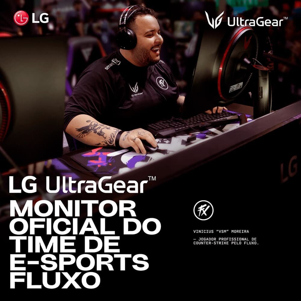 Monitor Gamer LG UltraGear OLED 32", 4K, 480Hz, 0.03ms, FreeSync Premium Pro, G-Sync, HDR400, Som Integrado - 32GS95UV