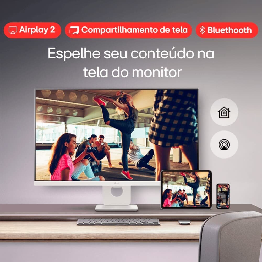 Monitor LG MyView Smart 32SR73U-W 4K| KaBuM!