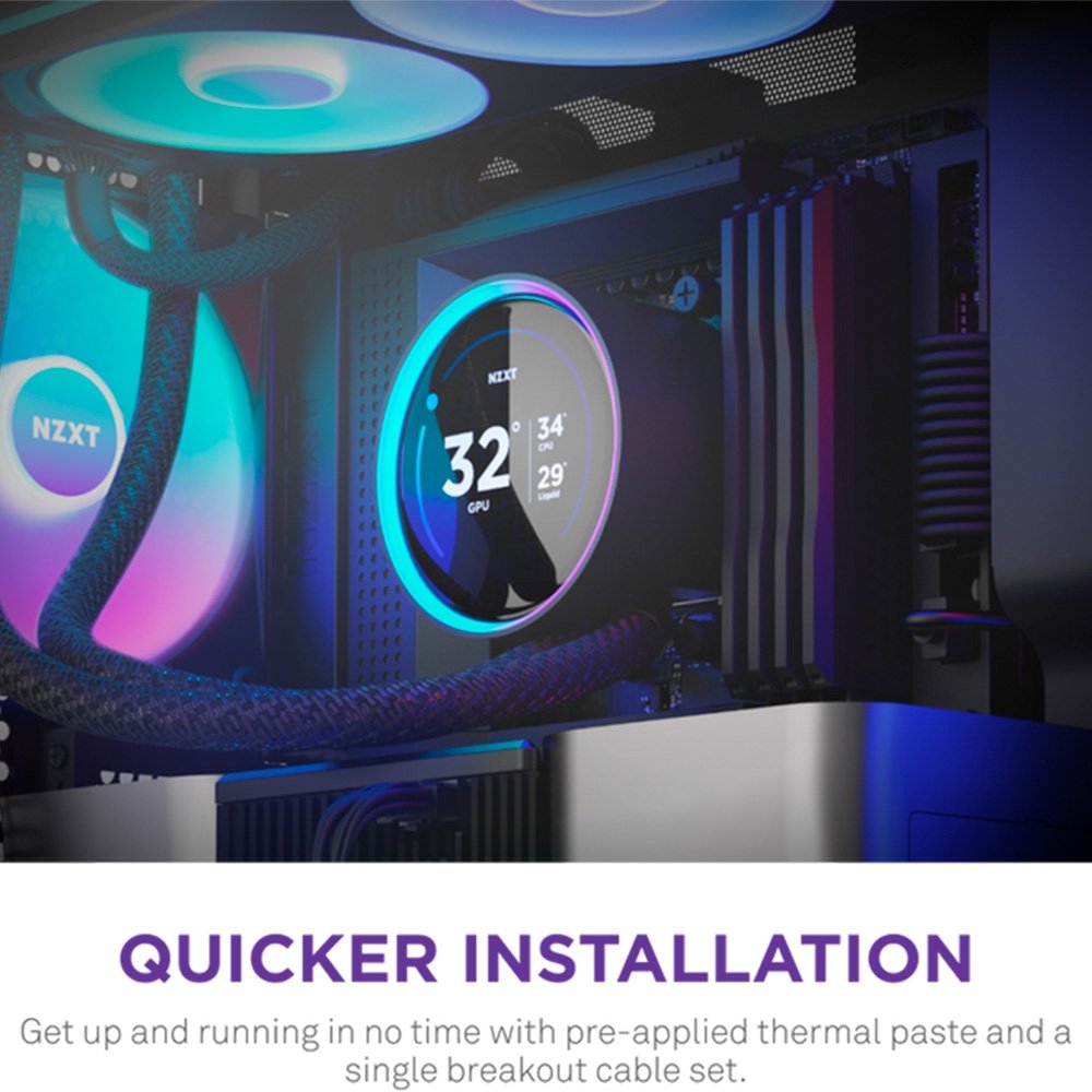 Water Cooler NZXT Kraken Elite 420mm | KaBuM!