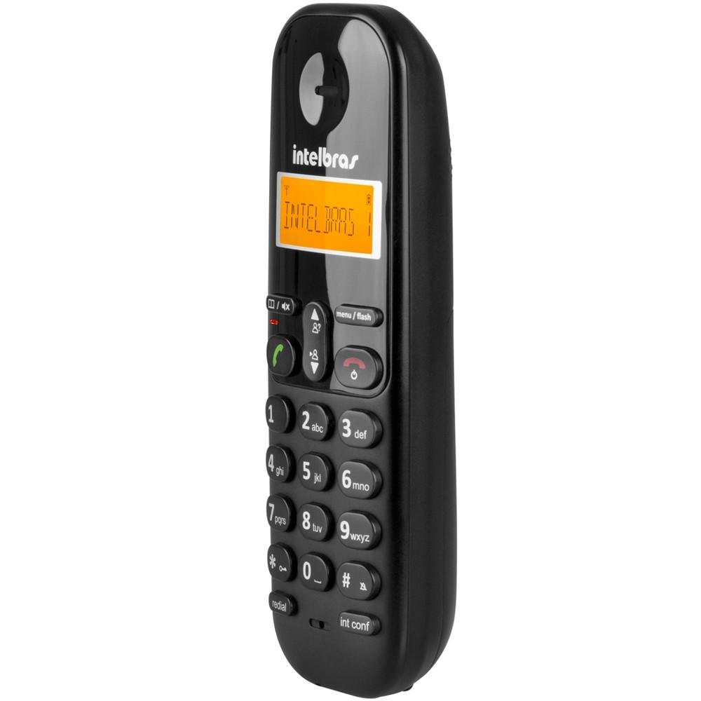 Telefone sem Fio com Identificador Preto, INTELBRAS TS 3110 - Imagem 3