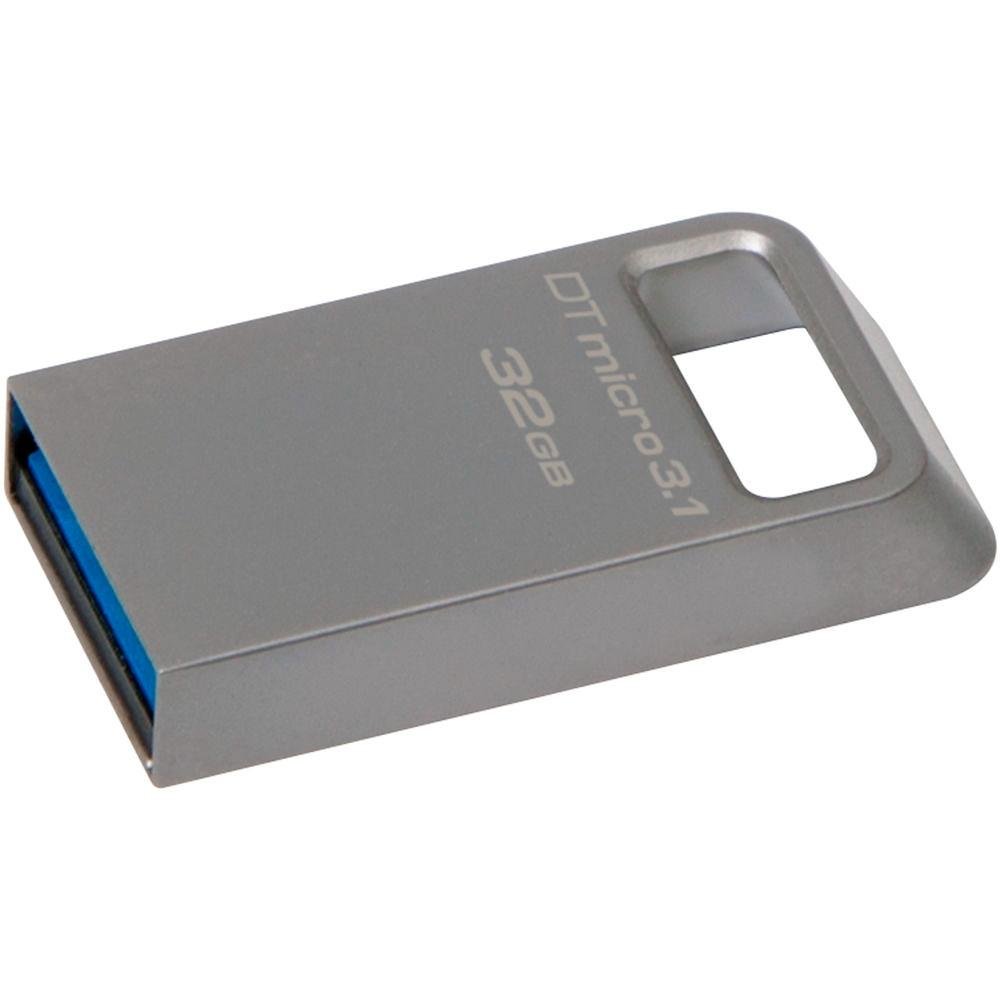 Pen Drive Kingston DataTraveler USB 3.1 Ultrapequeno 32GB - DTMC3/32GB Pen Drive Kingston DataTraveler USB 3.1 Ultrapequeno 32GB - DTMC3/32GB