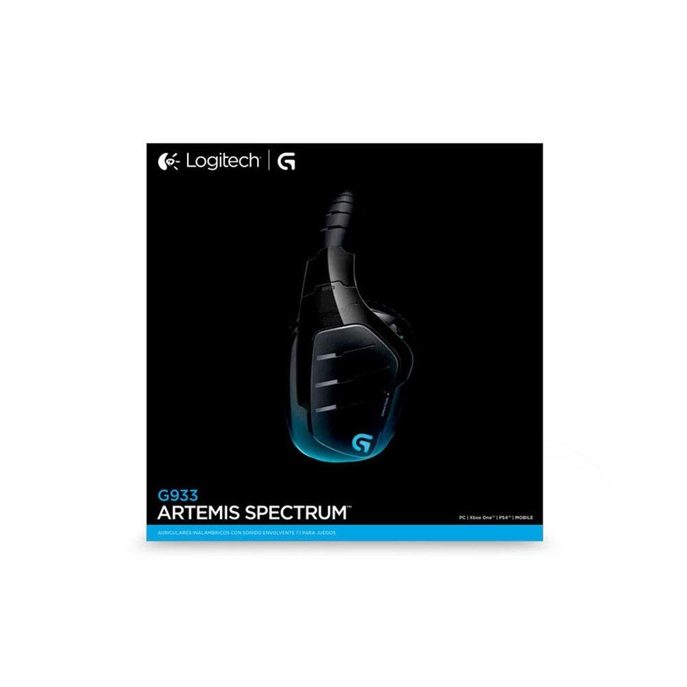 Headset Gamer Logitech G933 Artemis Spectrum Sem Fio RGB Lightsync 7.1 Dolby Surround Drivers Pro-G - 981-000585 Headset Gamer Logitech G933 Artemis Spectrum Sem Fio RGB Lightsync 7.1 Dolby Surround Drivers Pro-G - 981-000585