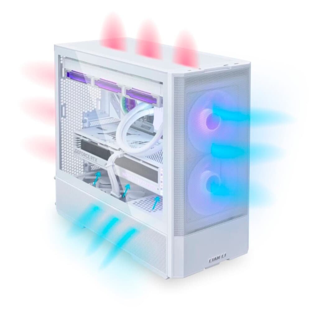 Gabinete Lian Li Lancool 207 Branco | KaBuM!