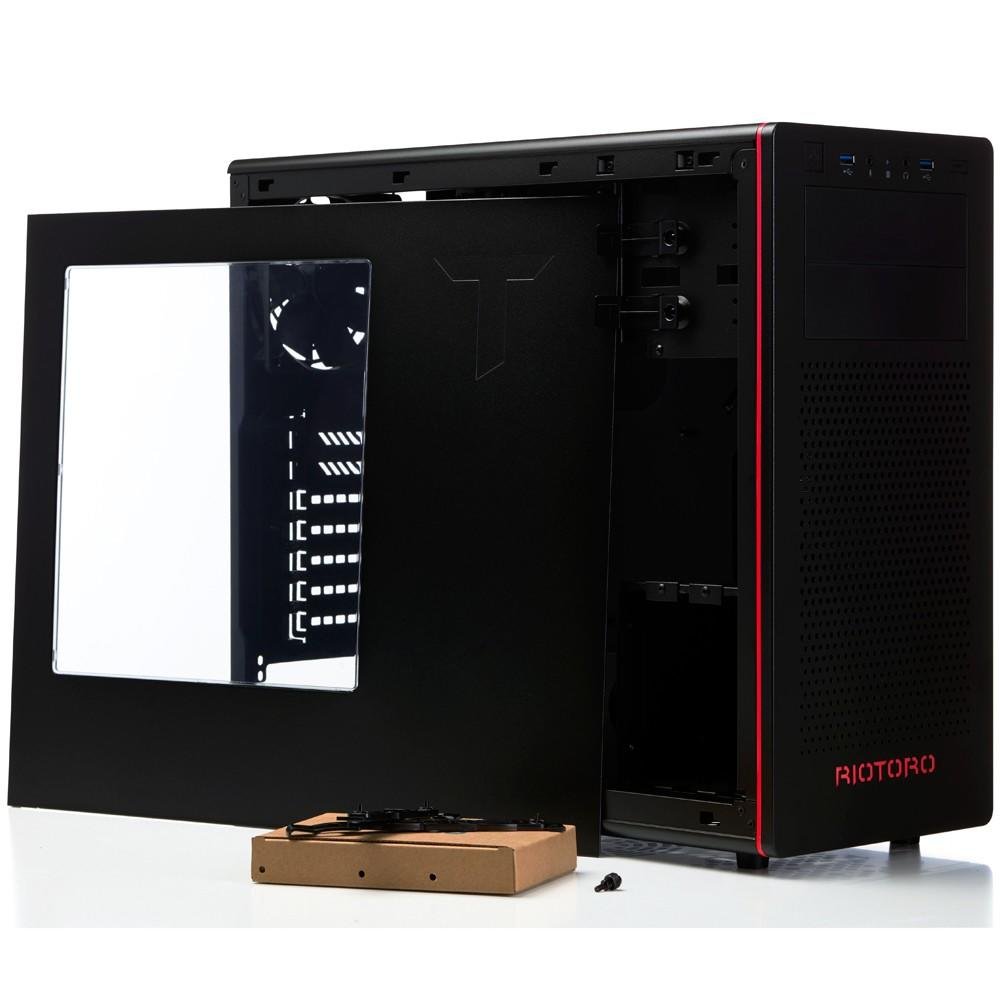 Gabinete RIOTORO ATX Window 2 Fan CR480