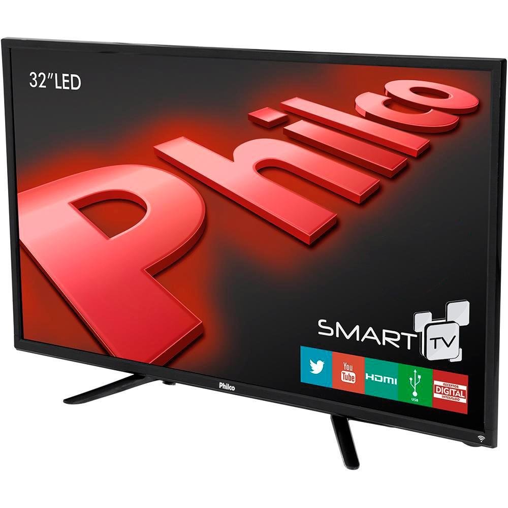 Smart TV Philco LED 32´ HD com Conversor Digital, HDMI, USB, Wireless Integrado - PH32B51DSGW Smart TV Philco LED 32´ HD com Conversor Digital, HDMI, USB, Wireless Integrado - PH32B51DSGW