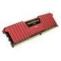 Memória Corsair Vengeance LPX, 8GB, 2400MHz, DDR4, CL16, Vermelho - CMK8GX4M1A2400CL16R