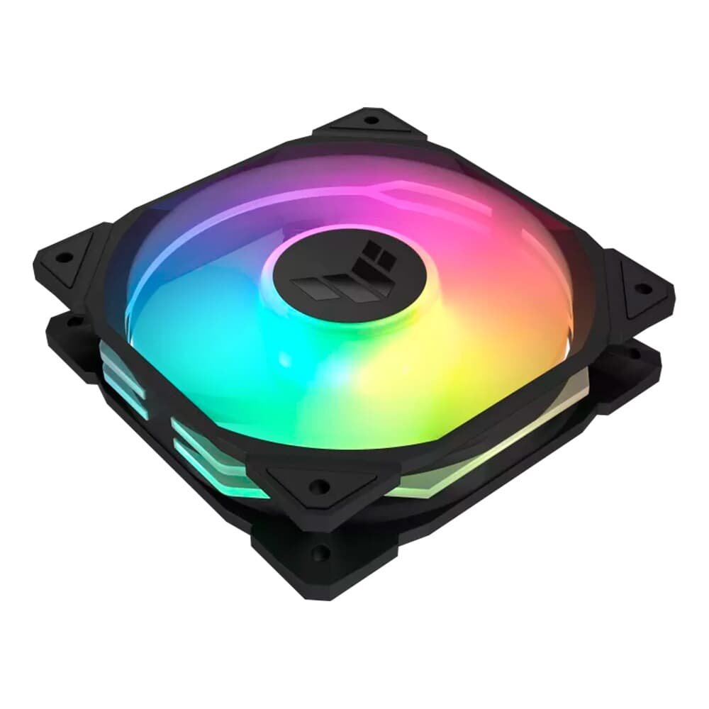 Ventoinha Asus TUF Gaming TR120 Reverse blade, 120mm, Led ARGB, Preto - 90DA00D0-B00000