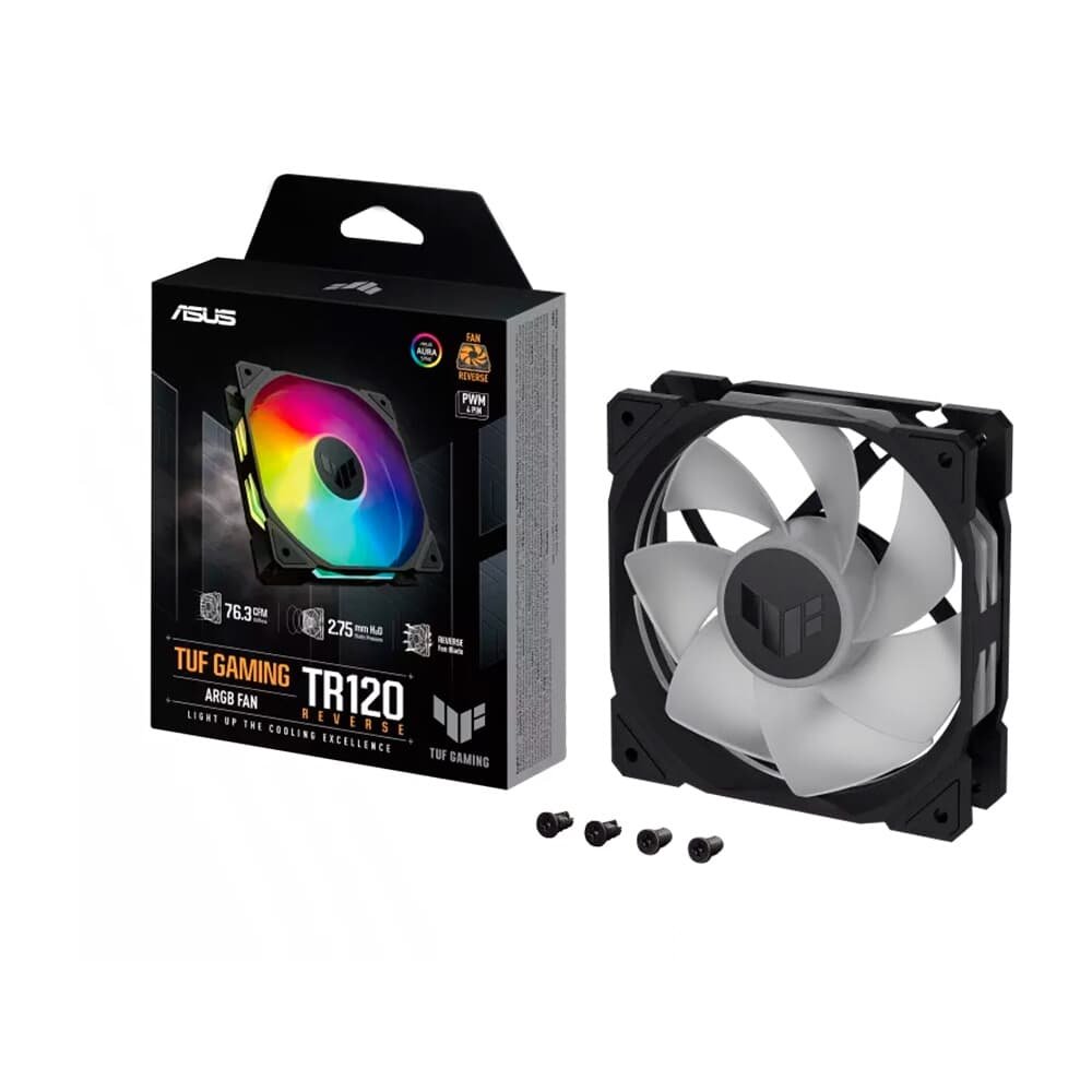 Cooler Fan Asus TUF Gaming TR120 ARGB | KaBuM!