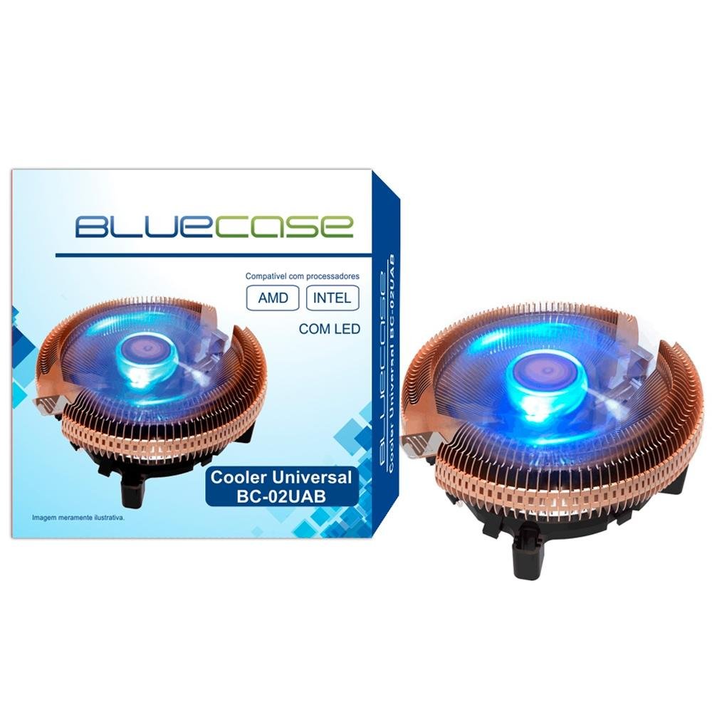 Cooler Universal AMD/INTEL, BLUECASE BC-01UA V2