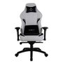 Cadeira Gamer Husky Saucer, Até 150Kg, Braço 4D, Almofadas de Apoio, Massageador de Lombar, Reclinável 135º, Tecido, Cinza - HCG800CZT