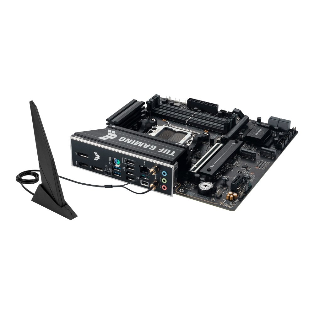Placa Mãe ASUS TUF GAMING B650EM-E WIFI, AMD AM5 , m-ATX, DDR5, Wi-fi 6 , Bluetooth, Preto - 90MB1LR0-M0EAY0