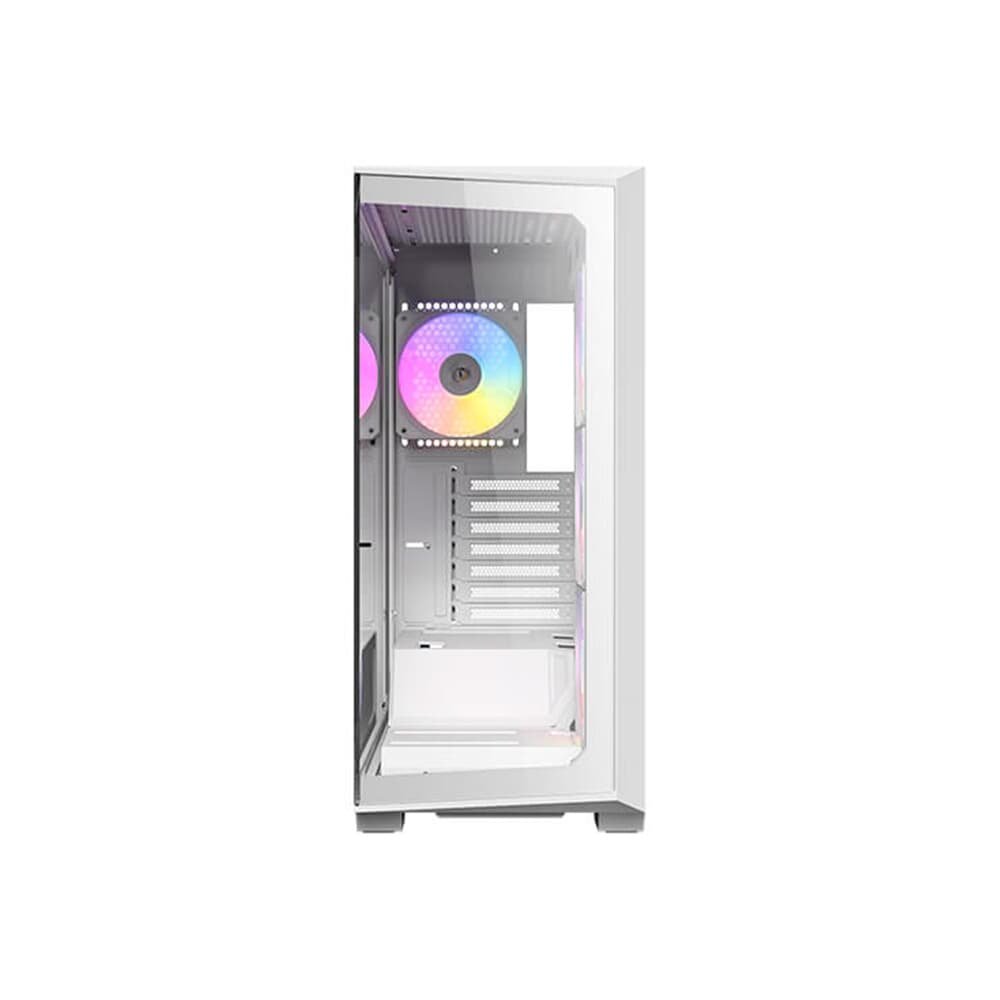 Gabinete Gamer Antec C3, ARGB, Mid Tower, Lateral De Vidro, Branco - 0-761345-10032-8