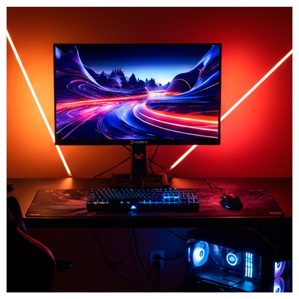 Monitor Gamer Husky Boreal 27", QHD, 200Hz, 1ms, IPS, Adaptive Sync, HDR400, Ajuste de Altura, DisplayPort e HDMI - HMG00827PT