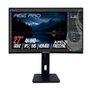 Monitor Profissional Rise Mode PRO 27", 4K, 1ms, IPS, FreeSync, HDR 400, HDMI e DisplayPort, Altura Ajustável, Preto - RM-MOGL-27F604K-B