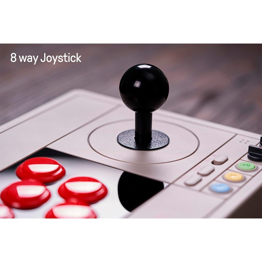 Controle Arcade Stick Sem Fio 8BitDo, Nintendo Switch e PC - 80FE