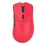 Mouse Gamer sem Fio Attack Shark R1 Ultraleve e design Ergonômico, Tri-Mode, 18.000 DPI, Sensor Óptico PAW3311, 6 Botões - Vermelho