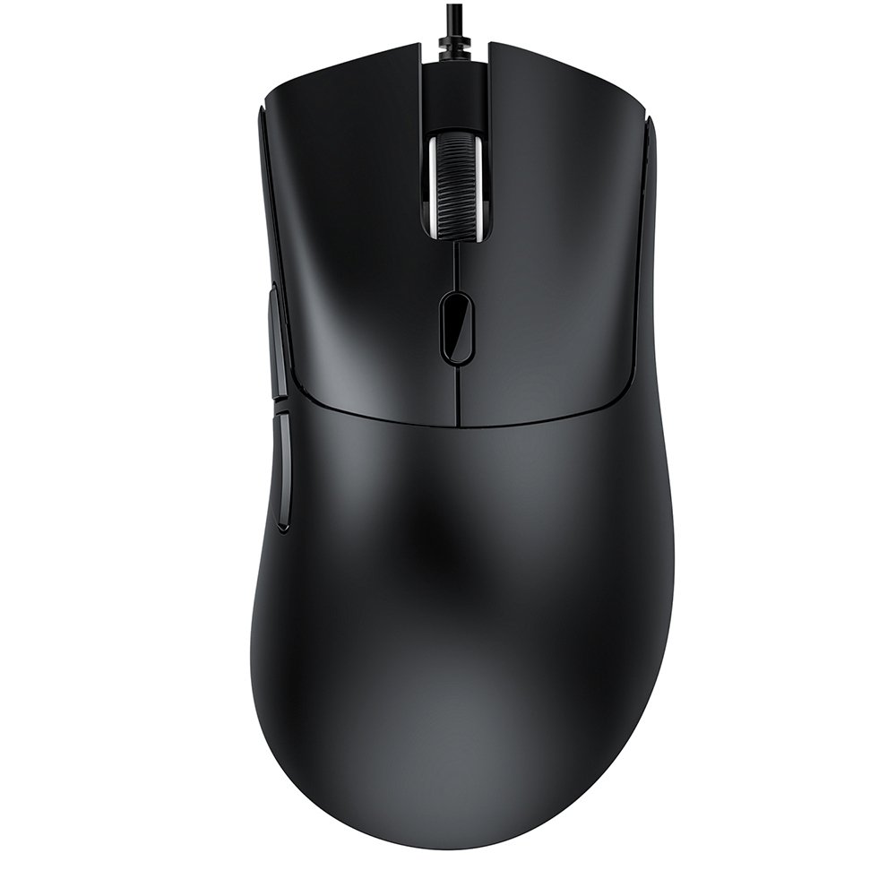 Mouse Gamer com Fio Attack Shark R1 Ultraleve e design Ergonômico, 12.800 DPI, 6 Botões - Preto Mouse Gamer com Fio Attack Shark R1 Ultraleve e design Ergonômico, 12.800 DPI, 6 Botões - Preto