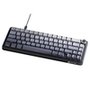 Teclado Mecânico Gamer Attack Shark X66, 65% Compacto, RGB, Moonlight, Cinza/Branco - AS-X66-MN-LG