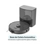 Robô Aspirador de Pó e Passa Pano KABUM! smart K1100, Mapeia, MOP rotativo, Autolimpante, 10000PA, APP, 127V, Cor Inox/Cinza  - KSAR110010CZ