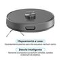 Robô Aspirador de Pó e Passa Pano KABUM! smart K1100, Mapeia, MOP rotativo, Autolimpante, 10000PA, APP, 127V, Cor Inox/Cinza  - KSAR110010CZ