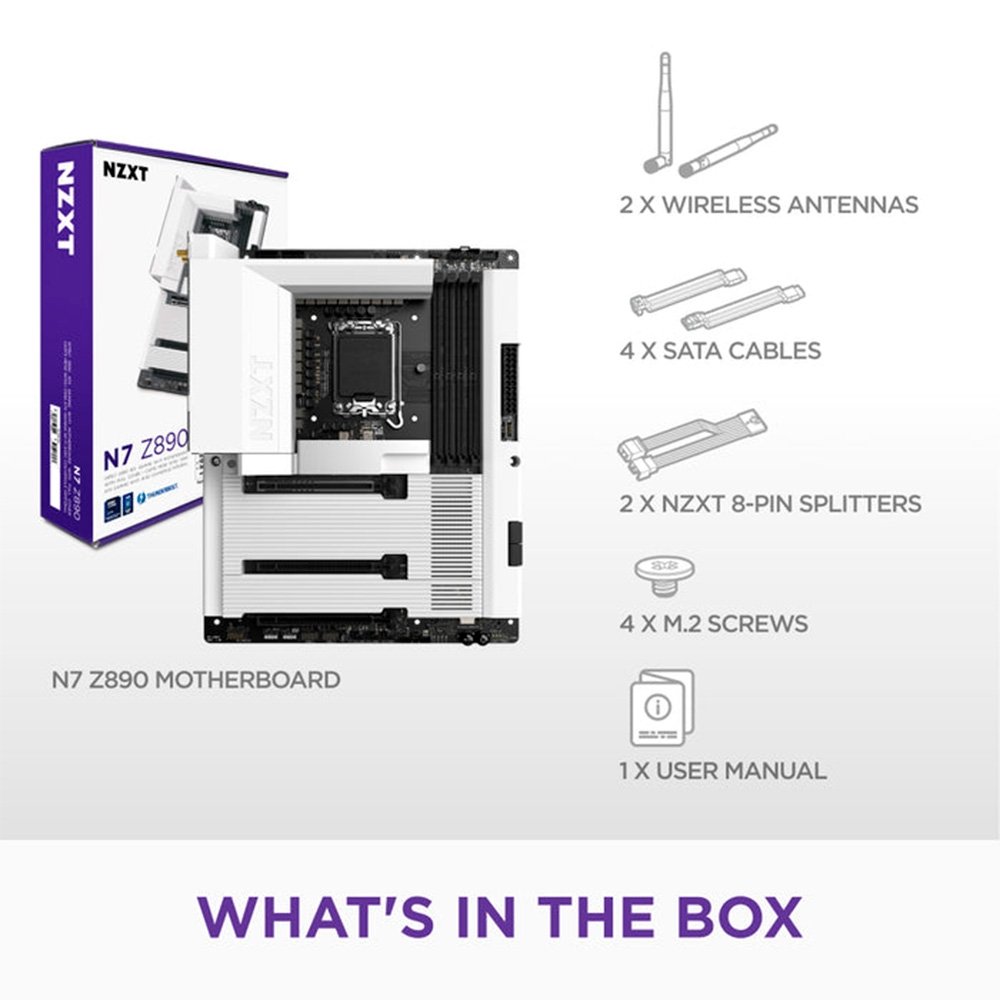 Placa-Mãe NZXT N9 Z890 LGA 1851 | KaBuM!