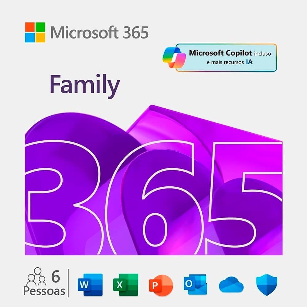 Microsoft 365 Family ESD - Digital para Download + Kaspersky Antivírus Premium 5 Dispositivos 1 Ano, Digital para Download Microsoft 365 Family ESD - Digital para Download + Kaspersky Antivírus Premium 5 Dispositivos 1 Ano, Digital para Download