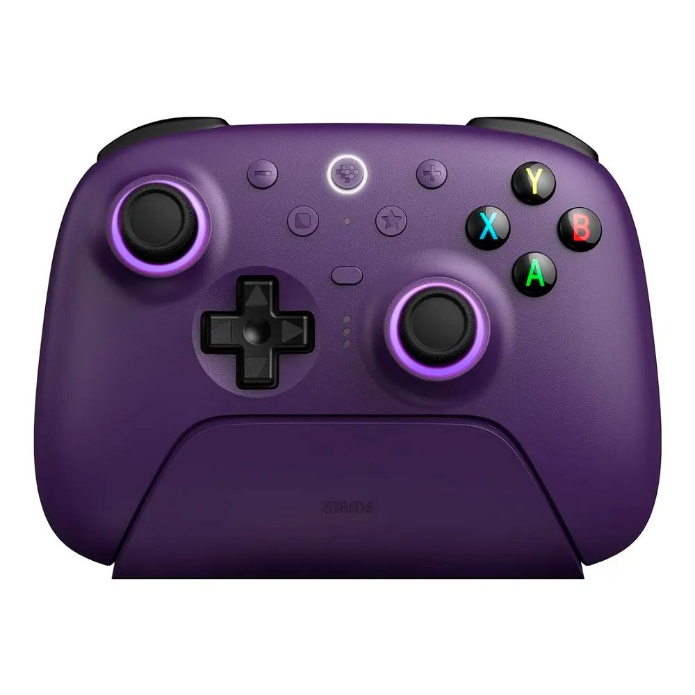 Controle Wireless 8BitDo Ultimate 2, Efeito Hall, 2.4G, com Dock, p/ PC e Android, Roxo - 81HE03 Controle Wireless 8BitDo Ultimate 2, Efeito Hall, 2.4G, com Dock, p/ PC e Android, Roxo - 81HE03