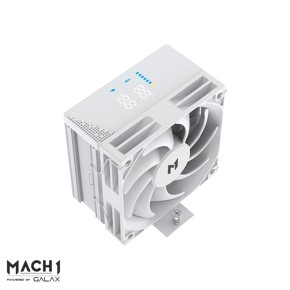 Air Cooler MACH1 STORM DIGITAL, AMD e Intel, 120mm, Branco - B40 DIG WH V2