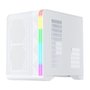 Gabinete Gamer 1STPLAYER VT5, Mid Tower, RGB, ATX, Lateral em Vidro Temperado, 3X Fans, Branco - VT5-WH-3FS7