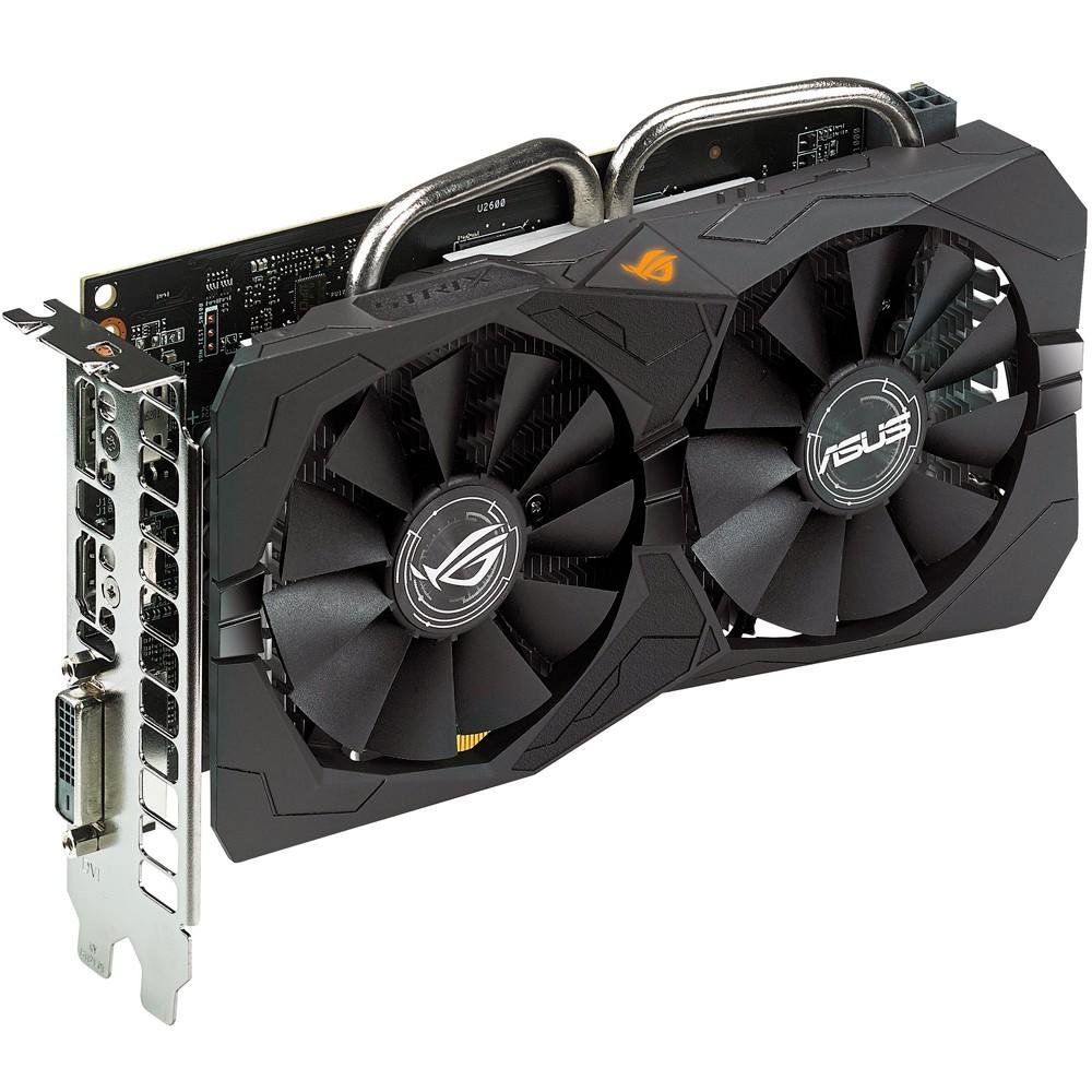 Placa de Vídeo VGA AMD ASUS RADEON RX 560 4GB ROG STRIX Gaming DDR5 128Bits ROG-STRIX-RX560-4G-GAMING Placa de Vídeo VGA AMD ASUS RADEON RX 560 4GB ROG STRIX Gaming DDR5 128Bits ROG-STRIX-RX560-4G-GAMING