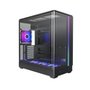 Gabinete Gamer Montech KING15 PRO, Mid Tower, ARGB, ATX, Frontal e Lateral em Vidro, Preto - KING15PB