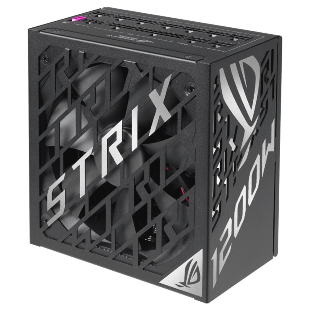 Fonte ASUS ROG Strix, 1200W, 80 Plus Platinum, Modular, PFC Ativo, Preta - 90YE00W0-B0NA00 Fonte ASUS ROG Strix, 1200W, 80 Plus Platinum, Modular, PFC Ativo, Preta - 90YE00W0-B0NA00