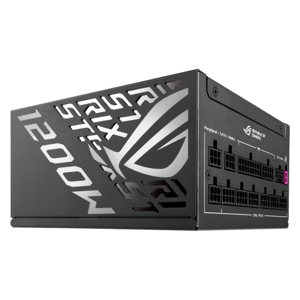 Fonte ASUS ROG Strix, 1200W, 80 Plus Platinum, Modular, PFC Ativo, Preta - 90YE00W0-B0NA00 Fonte ASUS ROG Strix, 1200W, 80 Plus Platinum, Modular, PFC Ativo, Preta - 90YE00W0-B0NA00
