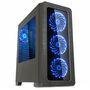 Gabinete Gamer K-Mex Anjo da Noite II c/ HD Audio + 3 Cooler LED Azul CG-01F7