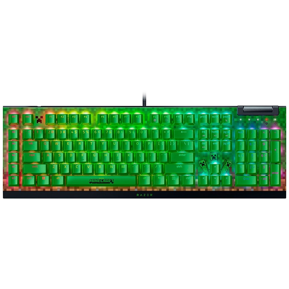 キーボード Razer BlackWidow V4 X Minecraft Edition Teclado Gamer Razer BlackWidow V4 X Minecraft
