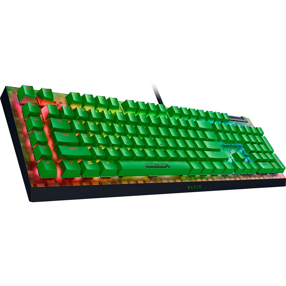 Teclado Gamer Razer BlackWidow V4 X Minecraft