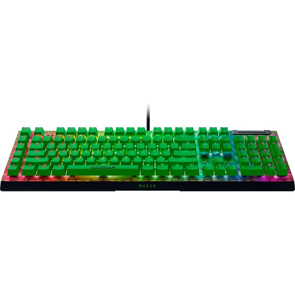 Teclado Gamer Razer BlackWidow V4 X Minecraft