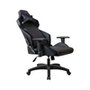 Cadeira Gamer 1STPLAYER WIN101, Até 160kg, Reclinável, com Almofadas, Material PVC, Preta e Rosa - WIN-101-BK