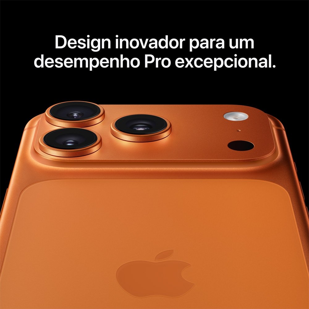 iPhone 17 Pro Apple 1TB, Laranja-cósmico | KaBuM!
