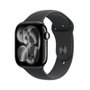 Apple Watch Series 11 GPS, Caixa Preta Brilhante de Alumínio de 46 mm, Pulseira Esportiva Preta, Tamanho M/G - MEUX4AM/A